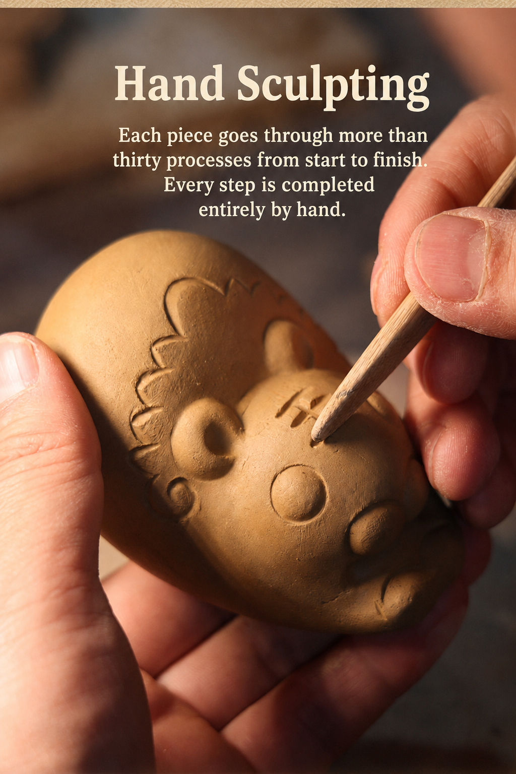 Twelve Auspicious Zodiac Clay Figurines