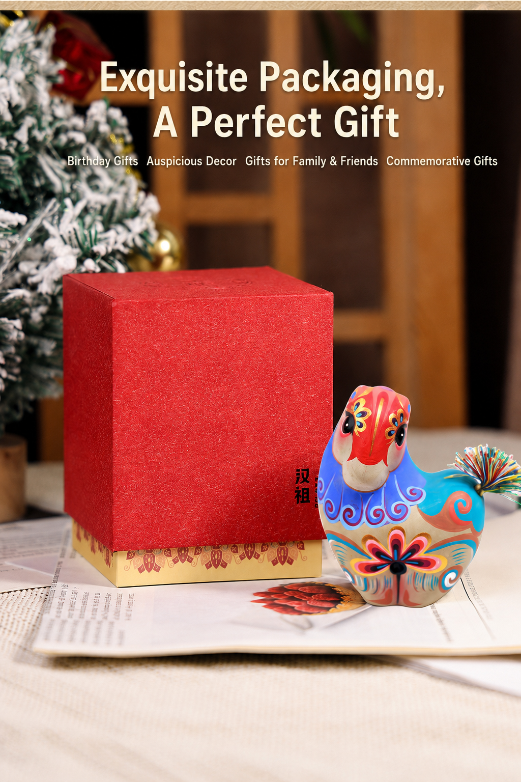Twelve Auspicious Zodiac Clay Figurines