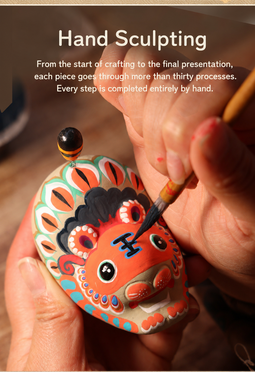 Twelve Auspicious Zodiac Clay Figurines