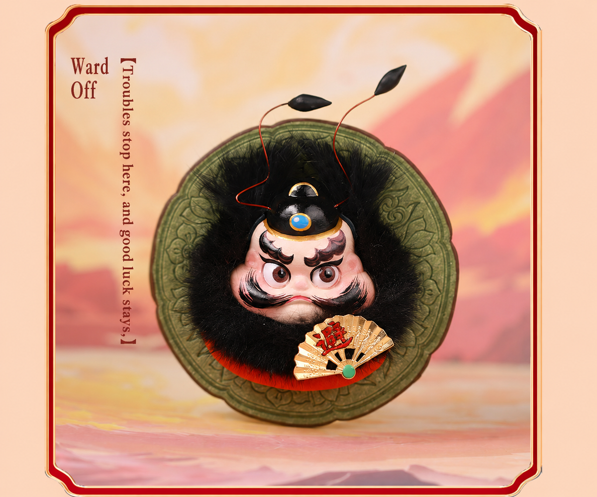 Zhong Kui Blessing Fridge Magnet detail image 2
