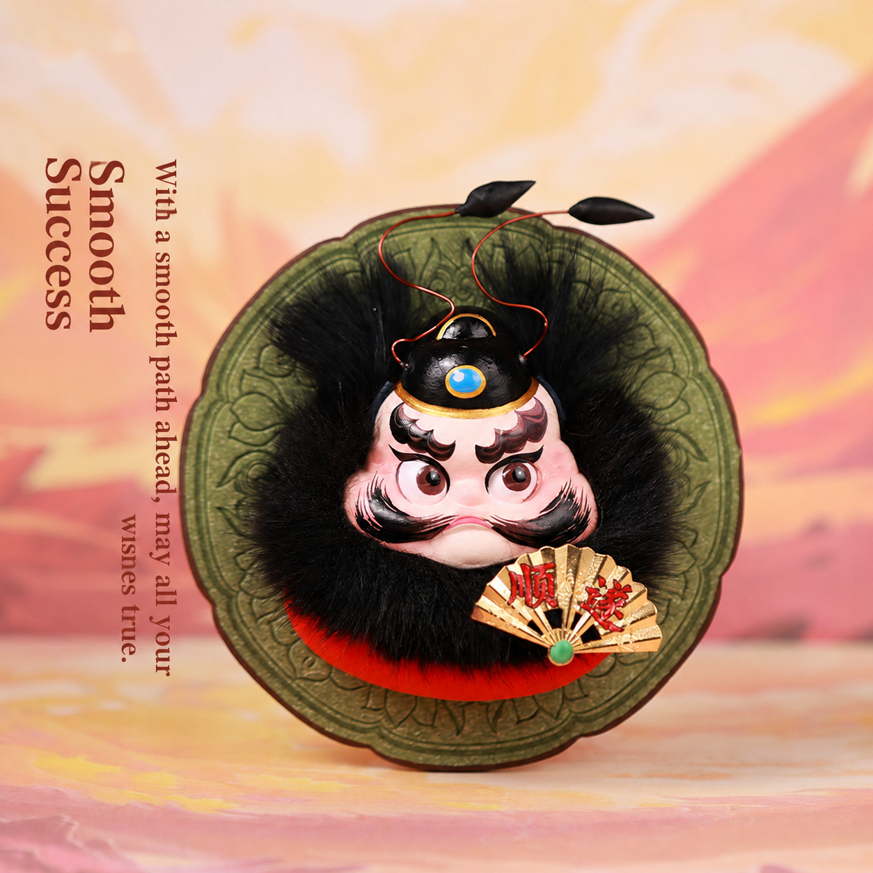 Zhong Kui Blessing Fridge Magnet sku image 2