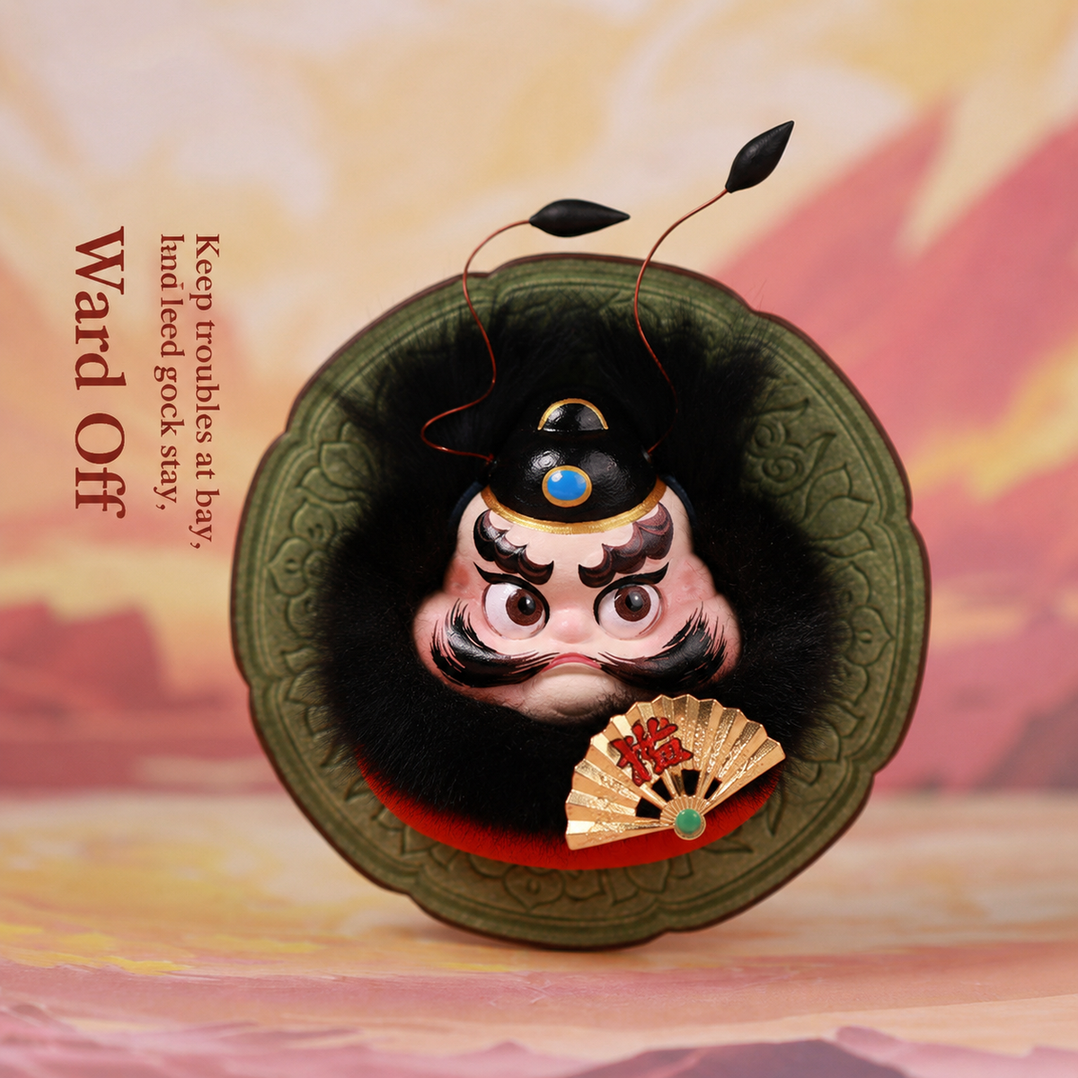 Zhong Kui Blessing Fridge Magnet sku image 6