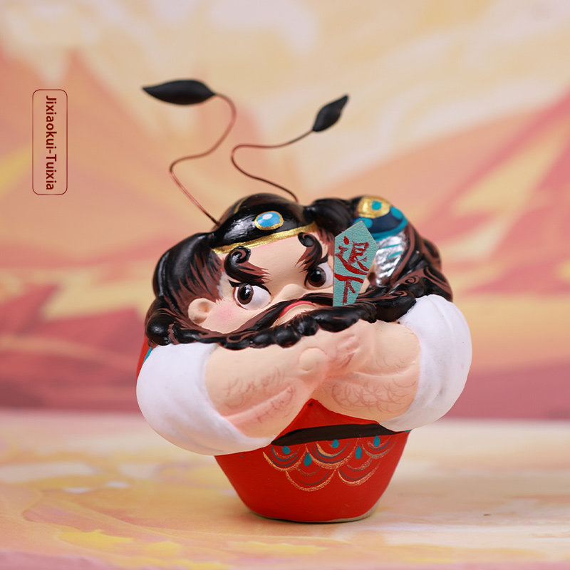 Zhong Kui Guardian Clay Figurine sku image 1