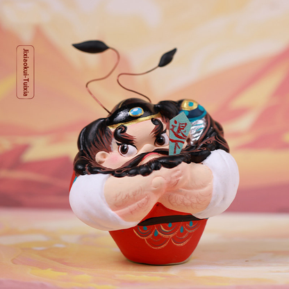 Zhong Kui Guardian Clay Figurine sku image 1