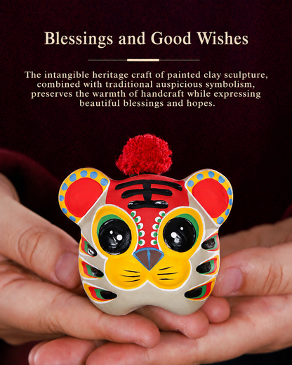 Chinese Zodiac Blessings Clay Figurines