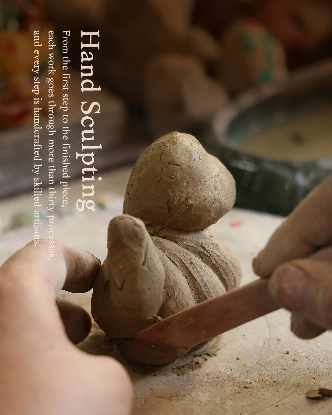 Chinese Zodiac Blessings Clay Figurines